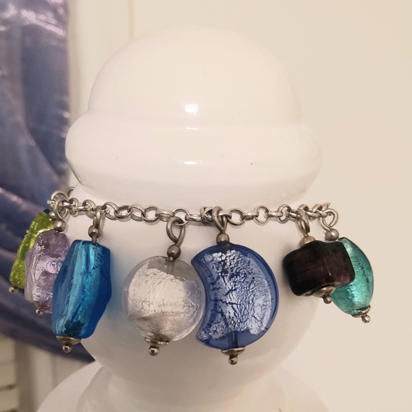 ANTICA MURINA Venezian Made Multicolor Glass Necklace & Bracelet - Picture 8 of 12